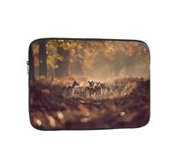 Deer in The Forest Laptop Sleeve Case 10 Inch Suitable for Notebook Computer Tablet Traveling Carrying Simple Case