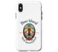 Deer Island Lighthouse New Brunswick Case for iPhone X/XS