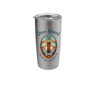 Deer Island Lighthouse New Brunswick Stainless Steel Insulated Tumbler