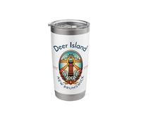 Deer Island Lighthouse New Brunswick Stainless Steel Insulated Tumbler