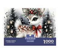 Deer Jigsaw Puzzle Adult And Children Educational Games Gifts Rainy Days Fun Activities Birthday Jumbo for Boys And Girls 52x38cm/1000pcs