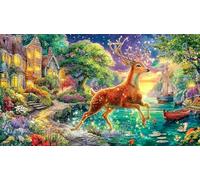 deer Jigsaw Puzzles 1000Pc Recycled Paper Educational Game Decompression Beautiful Decoration Puzzle for Adults and Kids 70x50/1000pcs