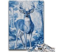 Deer Jigsaw Puzzles for Adults 1000 Piece,for Educational Game Challenge Toy for Is Ideal As A Gift for The Whole Family (50x75cm)