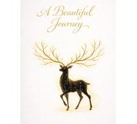 Deer Journal Notebook: A Beautiful Journey Inspirational Lined Journal, 8.5 x 11 Large Notebook,White color cover,150 Pages, 90 GSM Paper, Gratitude Affirmation Daily Writing Diary Notebook