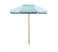 DEER LAND 6FT Patio Beach Umbrella, UPF 50+ Sun Shade, Adjustable Tilt