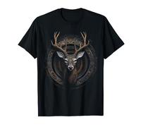 Deer Lover Mandala Artwork | Animal Motif Deer T-Shirt