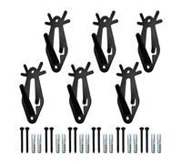 Deer Mount Hanger | 6 Pieces Taxidermy Decor Holder 1.69x3.94 Inches Per Piece | Decorative Mount for Taxidermy Range Bear Deer Antelope Head Living Room Stairway Hallway