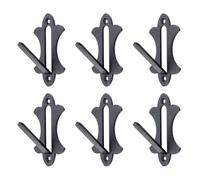 Deer Mount Hanger, Skull Mount Bracket, Strong Duty Metal Hook, Strong Load-Bearing European Style, Sturdy Material, Ideal for Cabin Game Room Display, 3.94x2.36x1.97 Inches Black