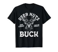 Deer Nuts are Cheap. They're Under a Buck Value Graphic T-Shirt, Men, Black, L