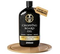 Deer & Oak - 250ml Premium Food Safe Mineral Oil for Chopping Boards, Butchers Block, Wood & Slate Oil - 100% Food Grade