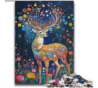 Deer on Mountain 2000 Piece Jigsaw Puzzles for Adults & Teens, for Age 14+ Home Art Decor Family Games Christmas Birthday Gifts (70x100cm)