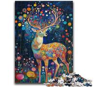 Deer on Mountain Jigsaw Puzzles 1000 Pieces for Adults Teens,Challenging Game And Family Play for Is Ideal As A Gift for The Whole Family (50x75cm)