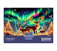 Deer Puzzle 1000Pc Jigsaw Adults Kids Puzzles Games Home Decoration Inspirational Games Educational Reliever Difficult 1000pcs 70x50cm/1000pcs