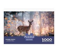 Deer Puzzles 1000 Piece Challenge Toy Adults And Children Fantasy Puzzle Game Family Fun Jigsaws Puzzles Relaxing Time Home Decoration Gift 70x50cm/1000pcs