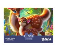 Deer Puzzles 1000 Piece for Adults Beautiful Decoration Puzzle 70x50cm/1000pcs