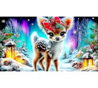 deer Recycled Paper Puzzle 1000 Piece - Fun and Challenging Game for Adults Kids Gift 38x52/1000pcs