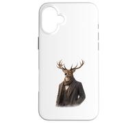 Deer Refined Leadership Aesthetic Case for iPhone 16 Plus