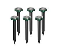 Deer Repellent Devices, 6 Pack Ultrasonic Deer Deterrent for Yard, Outdoor Repeller to Keep Deer and Rabbits Away, Effective Garden Protection and Wildlife Control