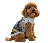 Deer Scottish Highlands Cute Dog Vest Tank Top T Shirts Clothes Pet Puppy Cats Outfit