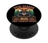 Deer Season CEO | Hunter's Antler Stalking Garment PopSockets Adhesive PopGrip