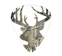 Deer Silhouette The guitar pick, for acoustic, electric, bass guitars - natural touch, 12 pack, multi-color.
