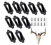 Deer Skull Mount, Anti-Slip Heavy Duty Bracket,Easy European Skull Mount Hanger | for Antler Hog Antelope Coyote Pronghorn Mule Smaller Animal Bar Farmhouse