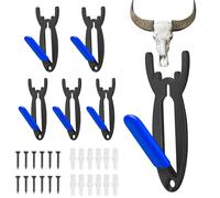 Deer Skull Mount Hanger - Wall Hook Set, Trophy Display, Heavy Duty Build, Rustic Finish | 11x6x5cm Style Wall Rack for Antelope Deer Head Mount Home Decoration Hunting Cabin Display