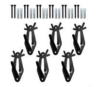 Deer Skull Mount Hook Euro Mount Bracket Steel Antler Trophy Display | Steel Deer Skull Mount Hook Euro Mount Bracket for Antler Trophy Display Hanger Stag Head Wall Hanging Kit for moose