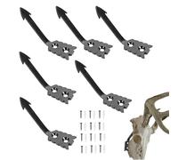 Deer Skull Wall Mount - Heavy Duty Wall Bracket Hanger,Deer Skull Mount Bracket Hangers, | Euro Trophy Hooker Mounts, Display Rack, Strong Load-Bearing Hook for Indoor, Outdoor & Decor