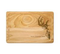 Deer Stag Personalised Custom Engraved Wooden Stag Chopping Board Cheese Board Serving Board Cutting Novelty Gift