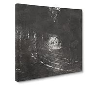 Deer Stag within the Forest Canvas Print | Gallery Wrapped 30mm Frame Wall Art | 20x20 inches | Ready to Hang | Abstract Animals Picture | Living Room Bedroom Lounge Office