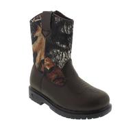 Deer Stags Boy's Tour Snow Boot, Brown Camo, 7 Big Kid