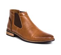 Deer Stags Men's Argos Chelsea Boot, Tan/Blue, 11 UK