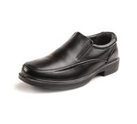 Deer Stags Men's Brooklyn Cushioned Comfort Leather Dress Casual Slip-on Loafer, Black, 11 W (3E)