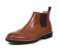 Deer Stags Men's Dress Chelsea Boot, Brown-Brayden, 14 UK