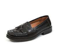 Deer Stags Men's Herman Jet Black Tassel Loafer 10 W (3E) US