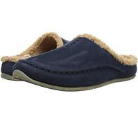 Deer Stags Men's Nordic Slipper, Navy, 9 Wide