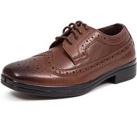 Deer Stags Unisex-Child Ace Oxford, Brown, 3.5 UK Child