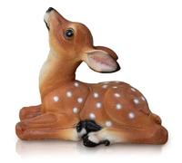 Deer Statue Simulated Resin Sika Deer Figurines Novelty Ornaments Outdoor Animal Sculpture for Park Backyard Lawn Patio