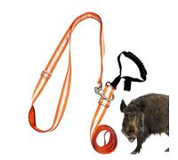 Deer Tether, Nylon Material Drawstring | Reflective Orange Harness 180G, This Heavy Duty Pull Rope With Non-slip Handle Simplifies Movement Game Elk And Wild Boar On The Field