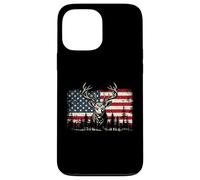Deer US Flag - Buck Hunting Lover Big Game Hunter Case for iPhone 13 Pro Max