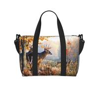 Deer Wildlife Art Print Carry On Overnight Bag,Travel Duffel Bag,Personal Item Bag,for Travel, Gym Sports Weekender