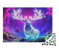 Deer1000 Pieces Jigsaw Puzzles for Adults Educational Games FantasyChallenging Home Decors Great Gift Idea70x50cm/1000pcs