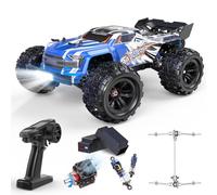 DEERC Brushless Extreme High Speed RC Truck, 1:16 4X4 RTR Fast RC Cars for Adults, Max 45mph All Terrains RC Monster Truck, Off Road Hobby Electric Vehicle Gift for Boys, 2 Battery