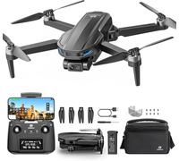 DEERC D65 4K EIS Camera Drone with 2-Axis Gimbal for Adults, 26-Min Long Flight Time, Easy GPS Quadcopter with Brushless Motor, 30FPS, Auto Return, Follow Me, Under 249g, Ideal for Beginners