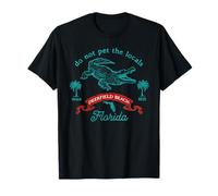 Deerfield Beach Florida Alligator Do Not Pet The Locals T-Shirt