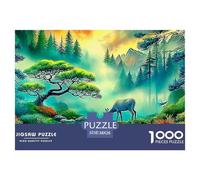 DeerFormidable 1000-Piece Jigsaw Puzzles for Adults An Odyssey of Impossible, Hard, And Difficult Challenging Puzzle Educational Games - The Ultimate Gift for Dedicated Adult And Teen Puzzlers Age 12