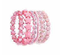 Deerhobbes Design your own Y2K Bracelet Set for Teen Girls - Cute Kandi Bracelets Stackable Bracelets -Accessories Women, One Size, Acrylic, no gemstone