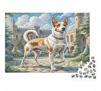 Deerhound 1000 Piece Educational Game: Dog by Castle for Adults Teens Premium 100% Recycled Board 52x38cm/1000pcs