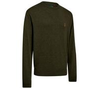 Deerhunter - Harrington Knit with O-Neck - Merino jumper size L, olive